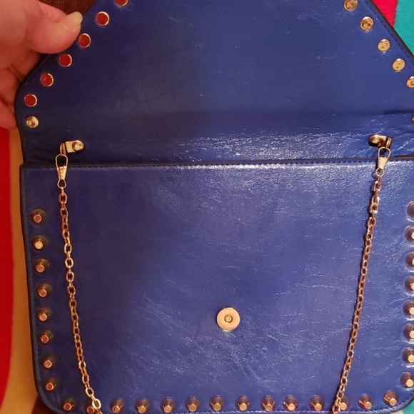 !! PRICE DROP!! Studded clutch/shoulder bag. - Picture 2 of 5